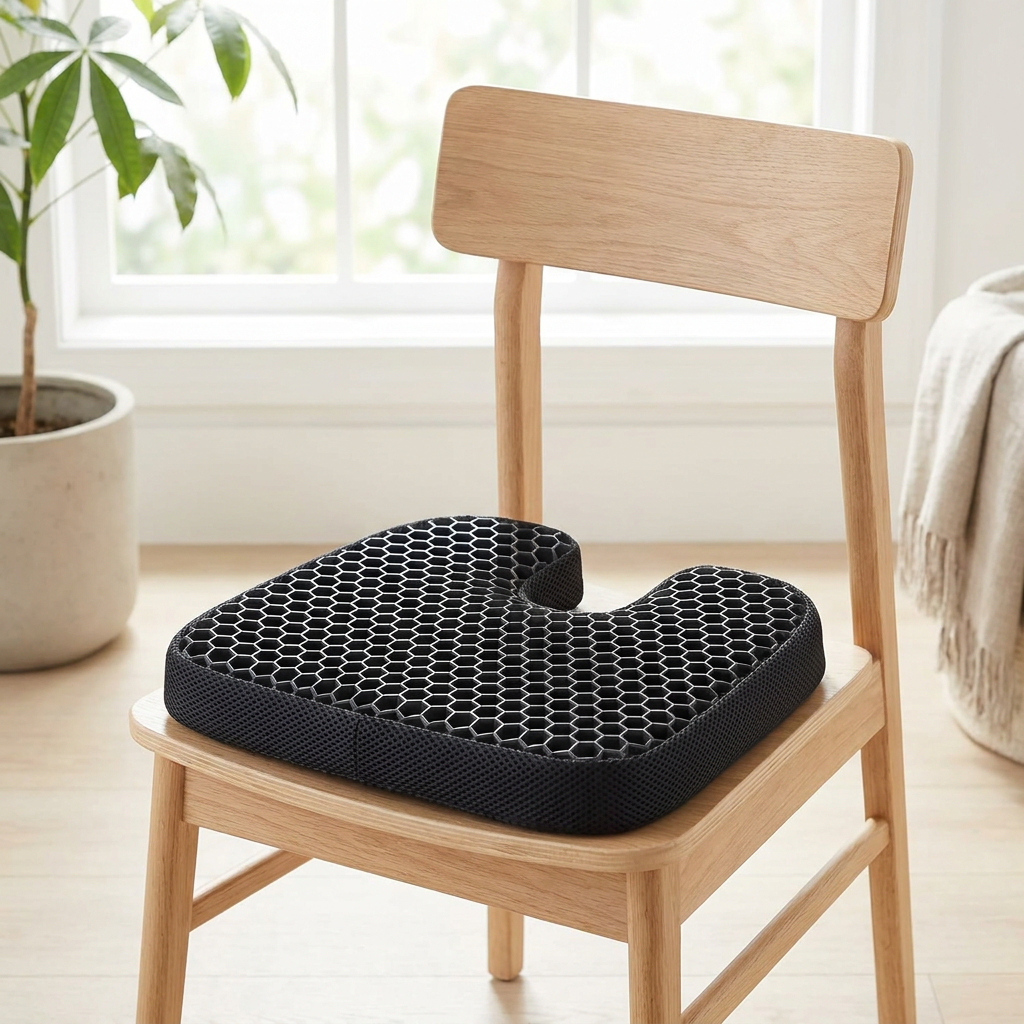 Coussin gel GelAura coccyx avec decoupe en U